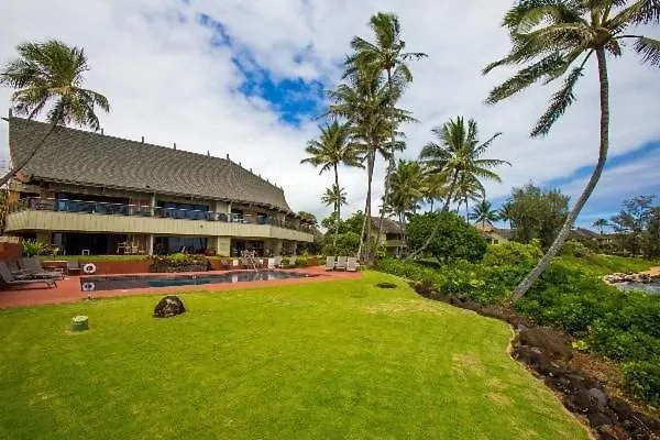 Luxury 2-Story Oceanfront Condo W/ Views & Pool Wailua  Apartamento Wailua (Kauai)